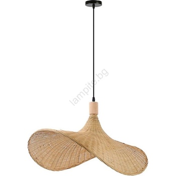 Immax 08289L - Пендел SOMBRERO 1xE27/40W/230V Ø 70 cm ратан (IM1412)