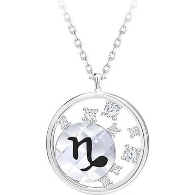 Preciosa Strieborný náhrdelník s českým krištáľom kozorožec sparkling zodiac 6150 81