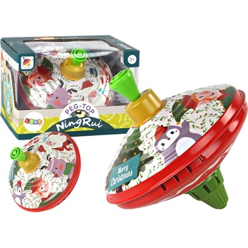 Lean Toys Detský kovový vĺčik Vianočný motív