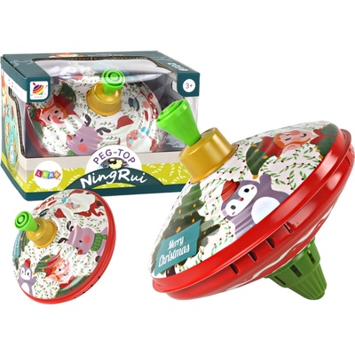 Lean Toys Detský kovový vĺčik Vianočný motív