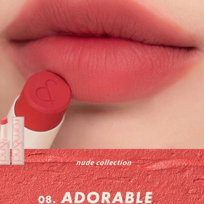 Rom&nd Zero Matte Lipstick 08 Adorable Matná rtěnka 3 g