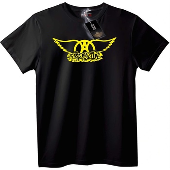 NOONEBRAND Тениска Aerosmith Лого - 2XL, Black