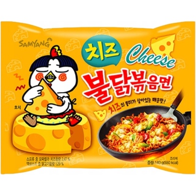 Samyang Instantní polévka Buldak Cheese Hot Ramen 140 g