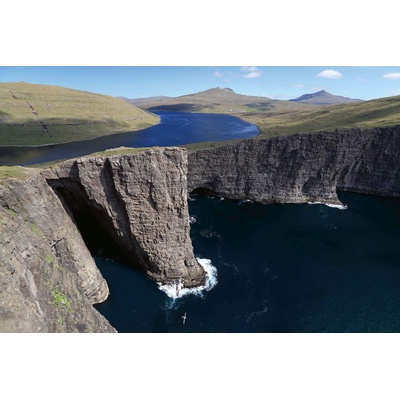 DIMEX ART Флизелинов фототапет скално езеро 375 x 250 см