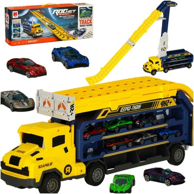 shumee Autodráhový transportér odťahového vozidla 6 ks. žltá
