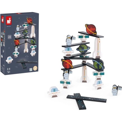 Janod Drevená stavebnica Vesmír