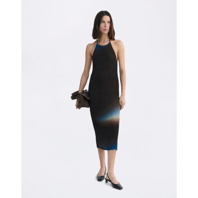 Thinking MU Glass Pleated Miriam Dress multicolor