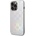 KARL LAGERFELD Iridescent Monogram Case - силиконов (TPU) калъф за iPhone 14 Pro Max (сребрист)