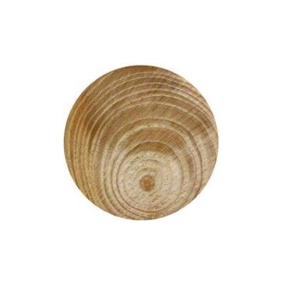 Vyspravovací zátka ( suk ) smrk průměr 35 x 7 mm. Balení 50 ks
