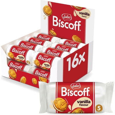 Lotus Biscoff Plnené sušienky s vanilkovým krémom BOX 16 x 50 g
