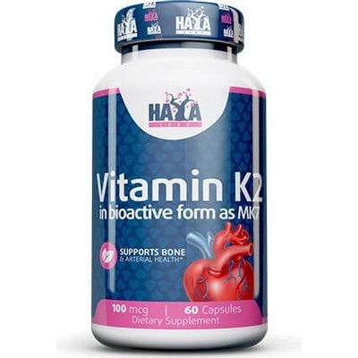 Haya Labs Vitamín K2 Mk7 100mcg 60 kapsúl