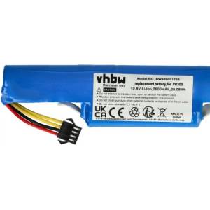 VHBW Батерия за Vileda VR 303 / VR 201 PetPro, 2600 mAh (889001766)