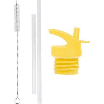 A little lovely company: Комплект капаче, сламка и четка - Animal Friends (DBSSRE95)