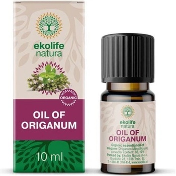 Ekolife Natura Oil of Origanum (Esenciální olej z Oregána) 10 ml