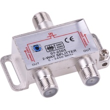 Anténní rozbočovač Cabletech 5-2450MHz 2x výstup, průchozí