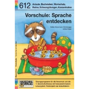 Vorschule Übungsheft ab 5 Jahre für Junge und Mädchen - Sprache entdecken | Heike Hünemann-Rottstegge, Ulrike Maier (ISBN: 9783881006125)