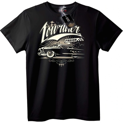NOONEBRAND Тениска Lowrider Страст към Колите - 5XL, Black