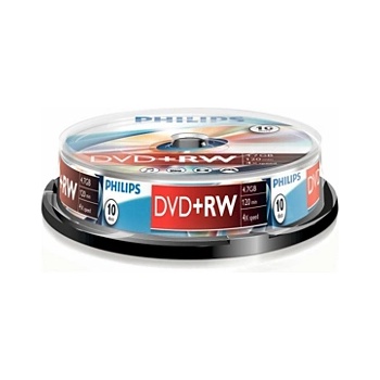 Philips DW4S4B10F/10 празен DVD диск 4, 7 GB (DW4S4B10F/10) (DW4S4B10F/10)
