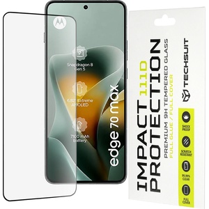 Techsuit Стъклен протектор Techsuit 111D Full Cover / Full Glue Glass - Motorola Edge 70 Max - Черен