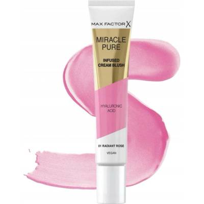 Max Factor Miracle Pure krémová tvářenka 01 Radiant Rose 15 ml