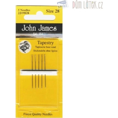 Vyšívací jehly tupé, sada – Zboží Dáma