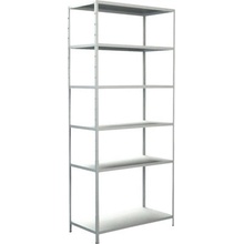 Schulte Regál 4545-W 2300 x 1000 x 500 mm 6 polic bílý