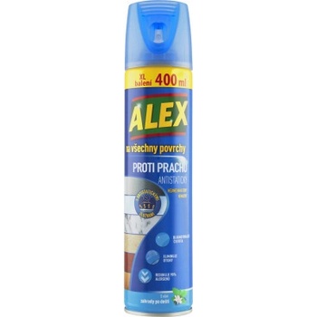 Alex na všechny povrchy proti prachu antistatický s vůní zahrady po dešti 400 ml