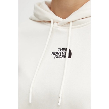 The North Face Суичър The North Face Essential Crop Hoodie в бежово с качулка с изчистен дизайн NF0A89EXQLI1 (NF0A89EXQLI1)