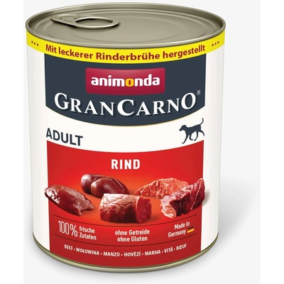 Animonda Gran Carno Adult - Консервирана храна за израснали кучета с чисто телешко месо, 800 гр