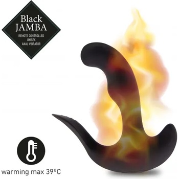 FeelzToys Презаредим унисекс стимулатор с дистанционно и загряване Black Jamba