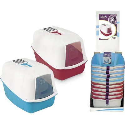 Nobby Komoda закрита котешка тоалетна с филтър активен въглен 54 / 39 / 40 см