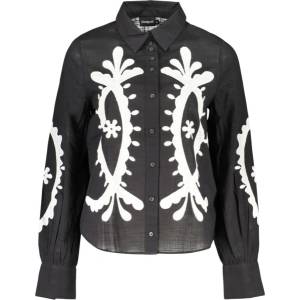 Desigual Дамска риза с дълъг ръкав desigual, Размер l, Цвят Черен (26swcw08_ne2000)