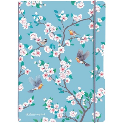 Herlitz Zošit flex A4 2x Ladylike vtáčiky