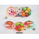 Mattel AST. FOOD DISH x 5, zest, 5 wz, displ
