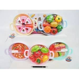 Mattel AST. FOOD DISH x 5, zest, 5 wz, displ