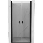 Mexen Mist отварящи се душ врати 120 см, прозрачни, черни - 8A7-120-000-70-00 (8A7-120-000-70-00)