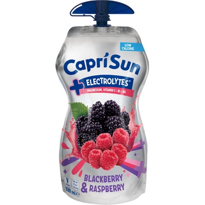 Capri Sun Elektrolyty ovocný nápoj černica + malina 330 ml