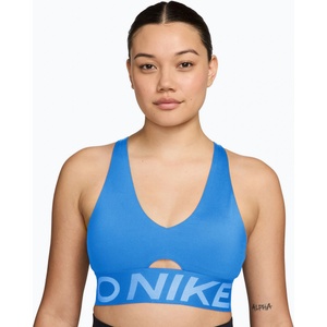Nike Спортен сутиен Nike Pro Sculpt Medium Support university blue/hydrogen blue/white