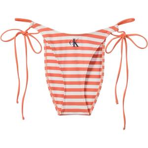 Calvin Klein Бикини Calvin Klein Women's Tie Side Bikini Bottoms - Pink Stripe