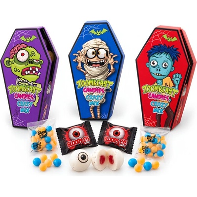 Sweet&Fun Zoombeast Rakva s cukríkami & žuvačkami 1 ks, mix farieb