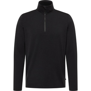 Heber Peak Мъжки вълнен пуловер Heber Peak MerinoBlend EvergreenHe. Half Zip Merino jumper - Black - размер 5XL (005-7418-0118)