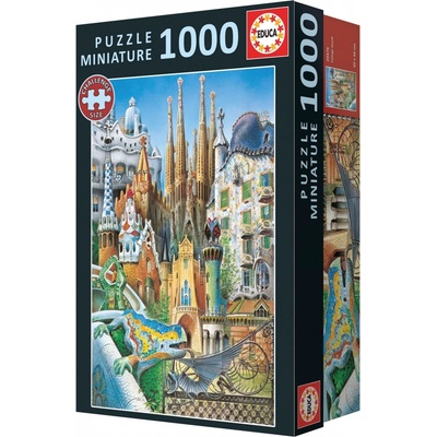 Educa Пъзел Educa - Гауди, Миниатюра, 1000 части (EDU20376)