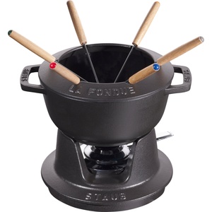 Staub Комплект за фондю Staub 18 см черен 10 части (40511-971-0)