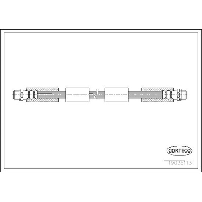 Brzdová hadica CORTECO 19035113