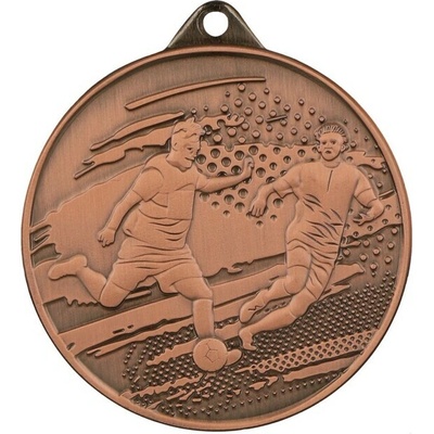 MMC1150/B Medaila futbal pr.50 mm hr.2 mm bronz 5x0 2 cm