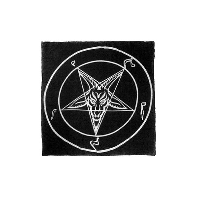 Šátek velký Baphomet Pentagram