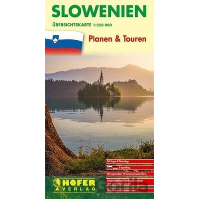 Slowenien SL600. Straßenkarte 1 : 250 000