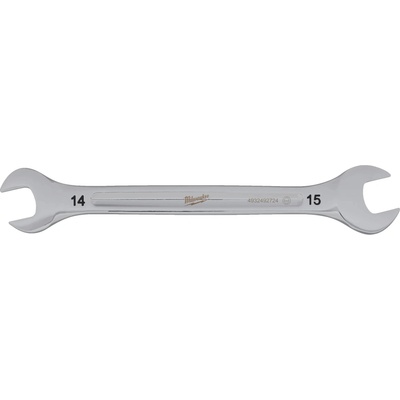 Milwaukee Obojstranný otvorený vidlicový kľúč 14 mm x 15 mm 4932492724