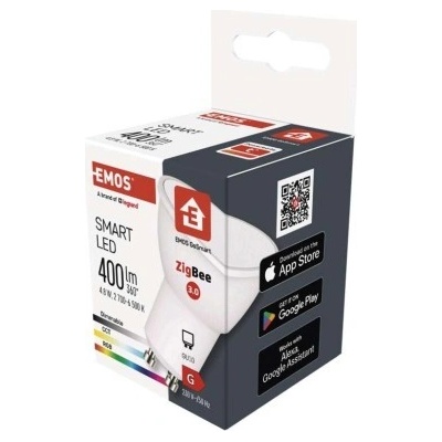 GoSmart LED žiarovka MR16 GU10 4,8 W 35 W 400 lm RGB stmievateľná Zigbee 8592920121191