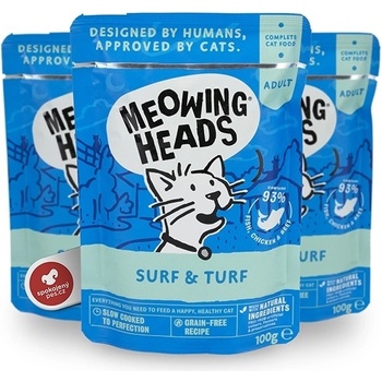 Meowing Heads Surf & Turf 100 g